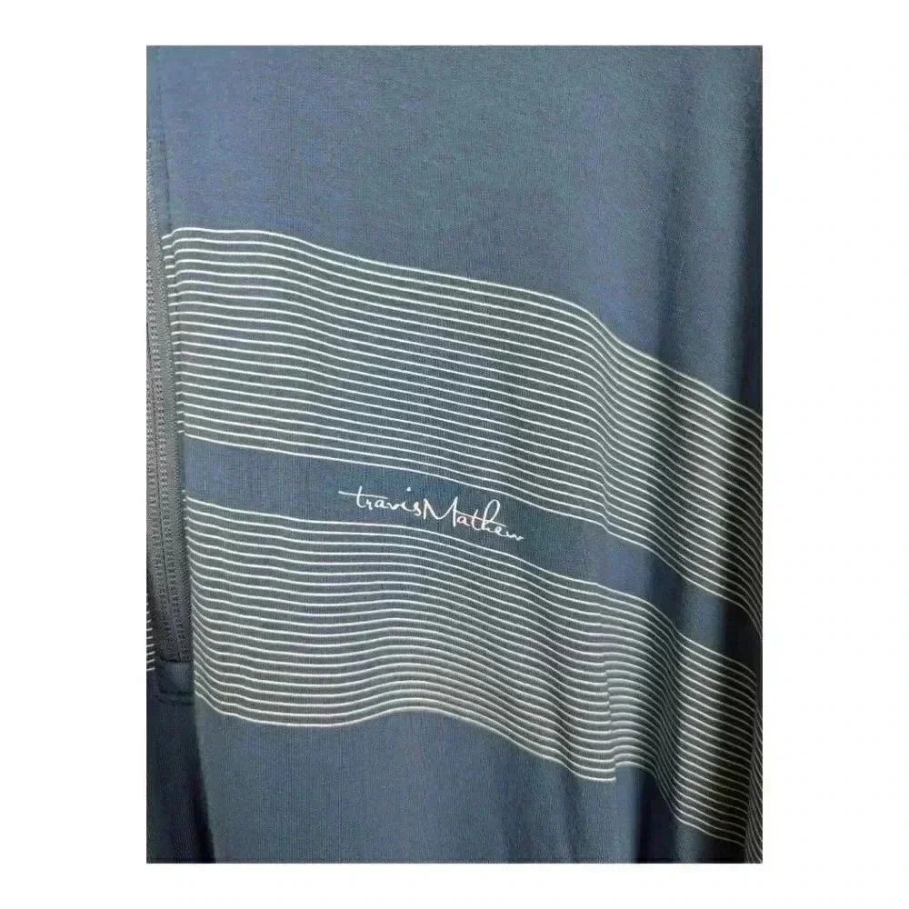 Travis Mathew Golf Quarter Zip Pullover, Blue, Mens XXL - Picture 3 of 12